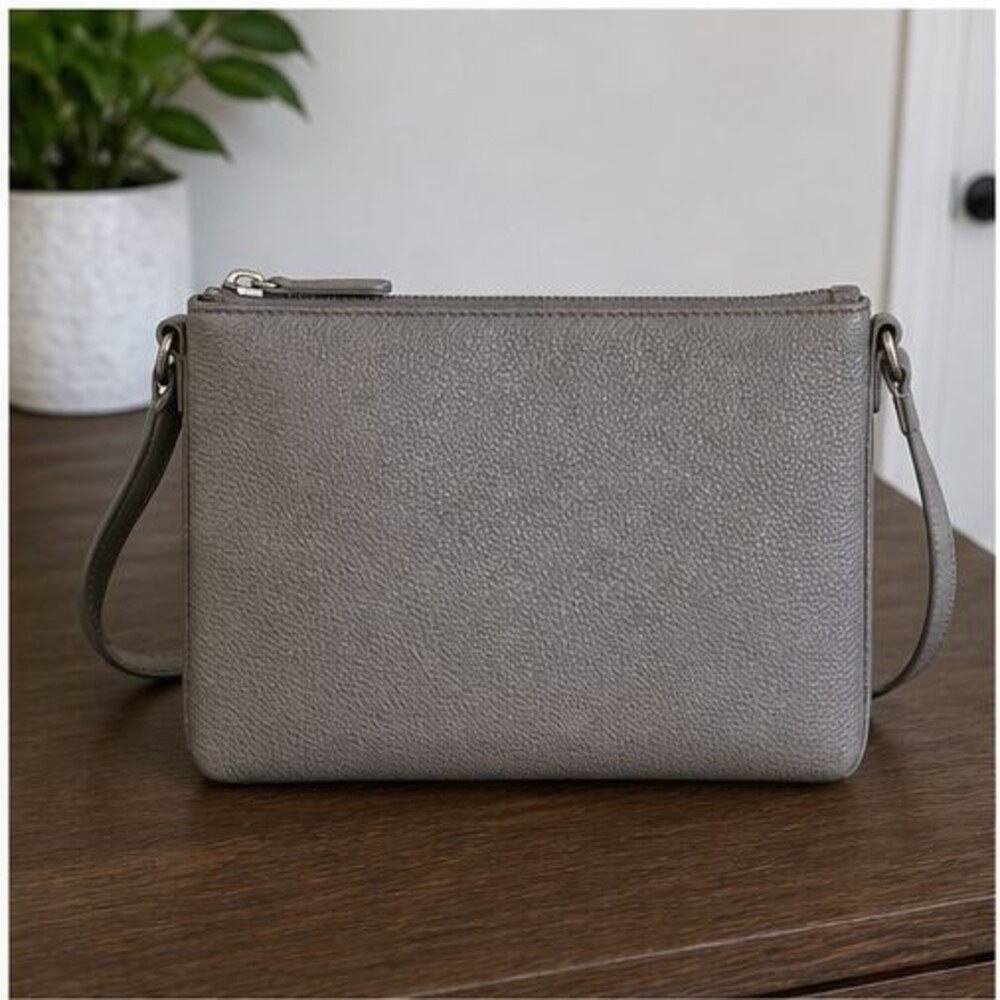 Ivory Quilted Crossbody Bag